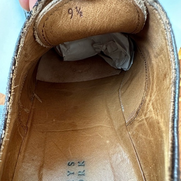 Barneys New York Brogue Oxford Leather Shoes main image 6